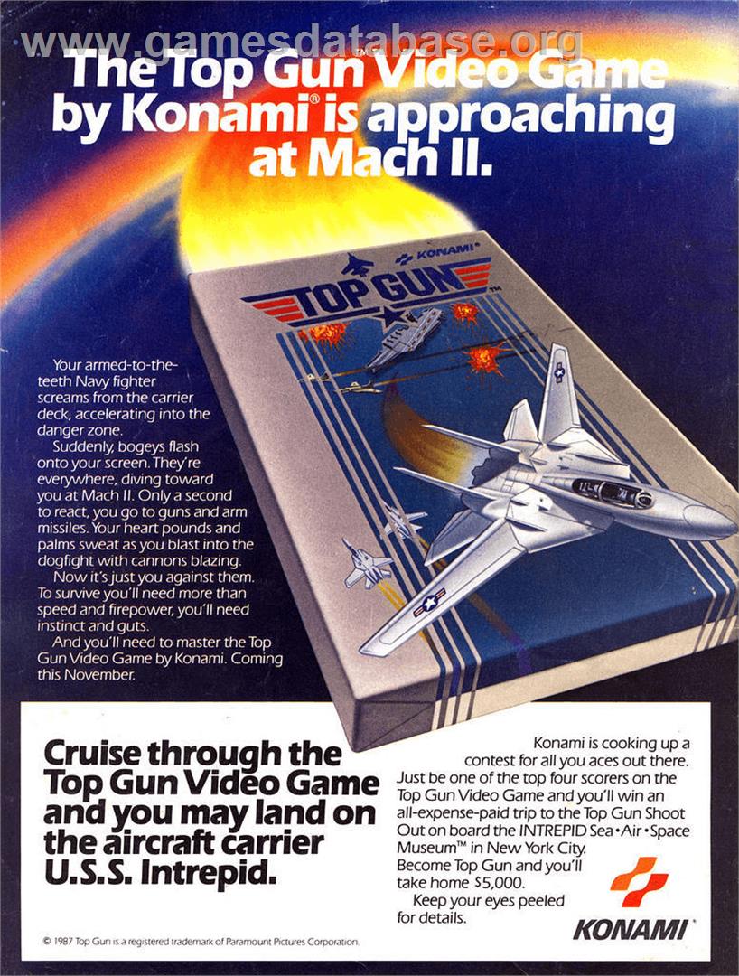 Top Gun - Nintendo NES - Artwork - Advert