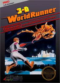Box cover for 3D World Runner on the Nintendo NES.