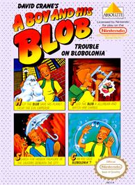 Box cover for A Boy and his Blob: Trouble on Blobolonia on the Nintendo NES.