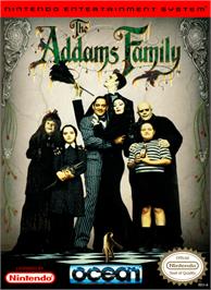 Box cover for Addams Family, The on the Nintendo NES.