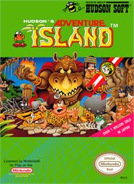 Box cover for Adventure Island on the Nintendo NES.