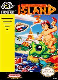 Box cover for Adventure Island 3 on the Nintendo NES.