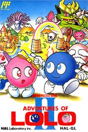 Box cover for Adventures of Lolo 2 on the Nintendo NES.