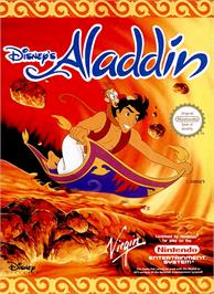 Box cover for Aladdin on the Nintendo NES.
