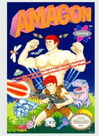 Box cover for Amagon on the Nintendo NES.
