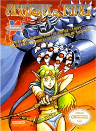Box cover for Arkista's Ring on the Nintendo NES.