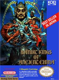 Box cover for Bandit Kings of Ancient China on the Nintendo NES.