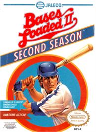 Box cover for Bases Loaded II: Second Season on the Nintendo NES.