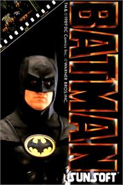 Box cover for Batman: The Video Game on the Nintendo NES.