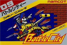 Box cover for Battle City on the Nintendo NES.