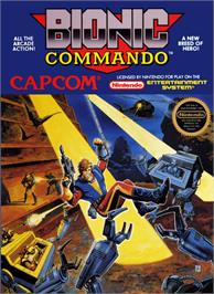 Box cover for Bionic Commando on the Nintendo NES.