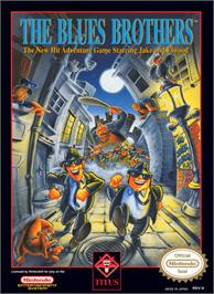 Box cover for Blues Brothers on the Nintendo NES.