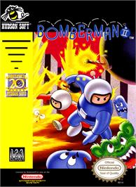 Box cover for Bomberman 2 on the Nintendo NES.