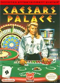 Box cover for Caesar's Palace on the Nintendo NES.