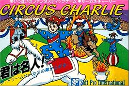 Box cover for Circus Charlie on the Nintendo NES.
