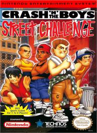 Box cover for Crash 'N the Boys: Street Challenge on the Nintendo NES.