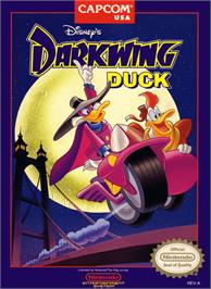 Box cover for Darkwing Duck on the Nintendo NES.