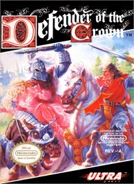 Box cover for Defender of the Crown on the Nintendo NES.