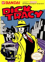 Box cover for Dick Tracy on the Nintendo NES.