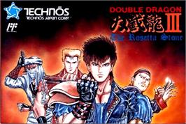 Box cover for Double Dragon 3 - The Rosetta Stone on the Nintendo NES.