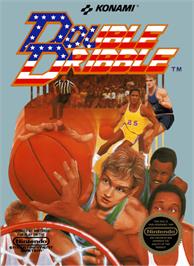 Box cover for Double Dribble on the Nintendo NES.