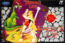 Box cover for Dragon's Lair on the Nintendo NES.