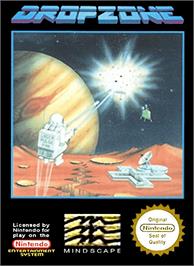 Box cover for Dropzone on the Nintendo NES.