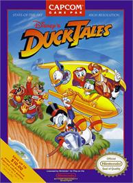 Box cover for Duck Tales on the Nintendo NES.