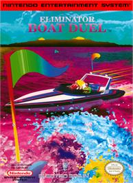 Box cover for Eliminator Boat Duel on the Nintendo NES.