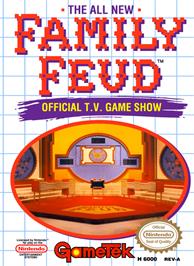 Box cover for Family Feud on the Nintendo NES.
