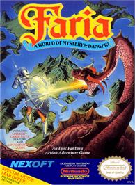 Box cover for Faria: A World of Mystery and Danger on the Nintendo NES.