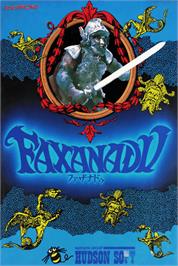 Box cover for Faxanadu on the Nintendo NES.