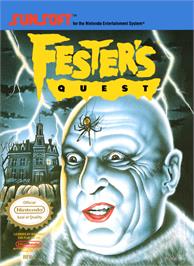 Box cover for Fester's Quest on the Nintendo NES.
