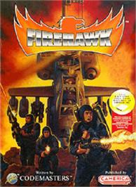 Box cover for Fire Hawk on the Nintendo NES.
