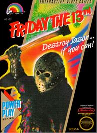 Box cover for Friday the 13th on the Nintendo NES.