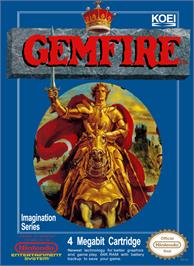 Box cover for Gemfire on the Nintendo NES.