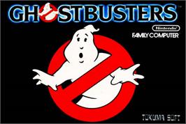 Box cover for Ghostbusters on the Nintendo NES.