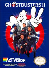 Box cover for Ghostbusters 2 on the Nintendo NES.