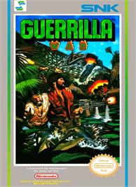 Box cover for Guerrilla War on the Nintendo NES.