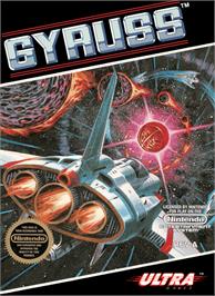 Box cover for Gyruss on the Nintendo NES.