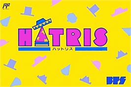 Box cover for Hatris on the Nintendo NES.