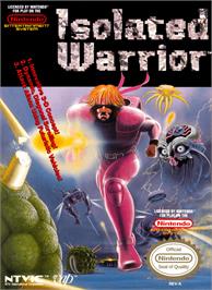 Box cover for Isolated Warrior on the Nintendo NES.