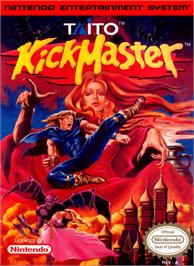 Box cover for Kick Master on the Nintendo NES.