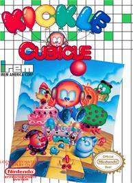 Box cover for Kickle Cubicle on the Nintendo NES.