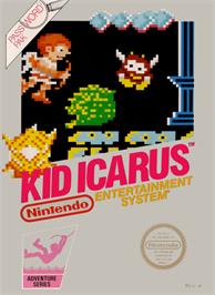 Box cover for Kid Icarus on the Nintendo NES.