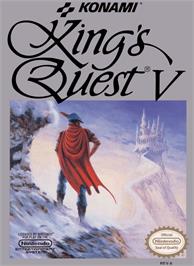 Box cover for King's Quest V: Absence Makes the Heart Go Yonder on the Nintendo NES.