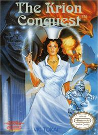 Box cover for Krion Conquest on the Nintendo NES.