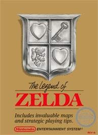 Box cover for Legend of Zelda on the Nintendo NES.