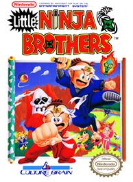 Box cover for Little Ninja Brothers on the Nintendo NES.