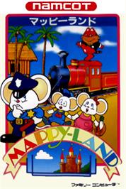 Box cover for Mappy Land on the Nintendo NES.